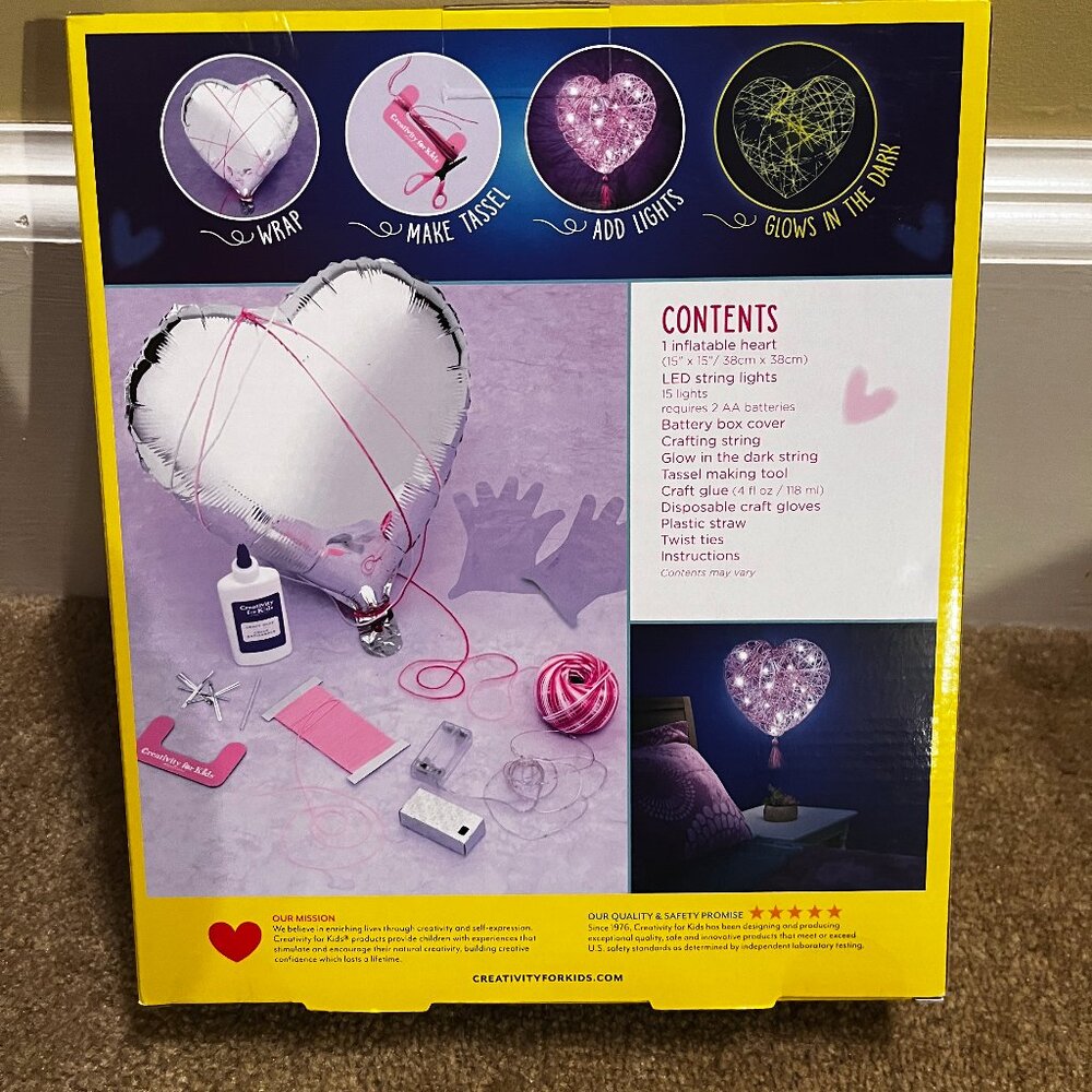 Creativity for Kids Heart Light – NIB - Picture 2 of 2